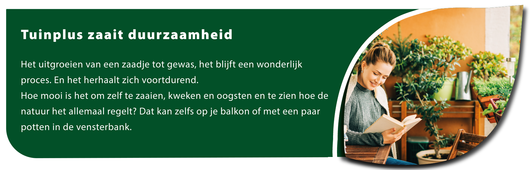 Tuinplus zaait duurzaamheid