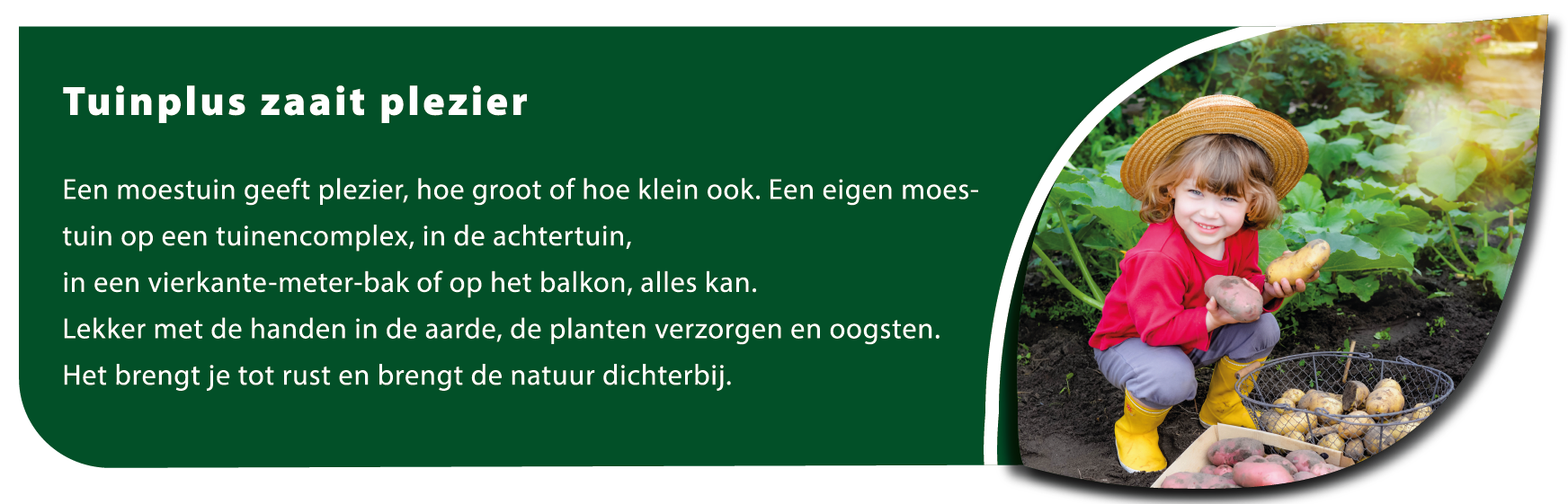 Tuinplus zaait plezier