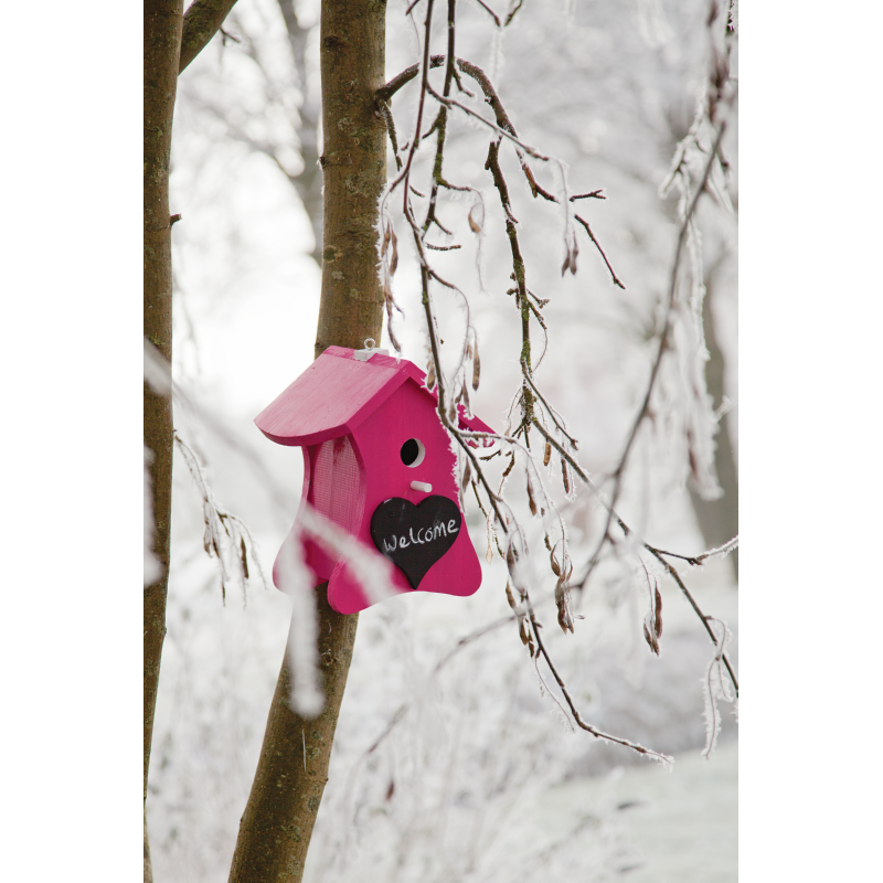 Bird Home Nestkast Krijt Roze (4)
