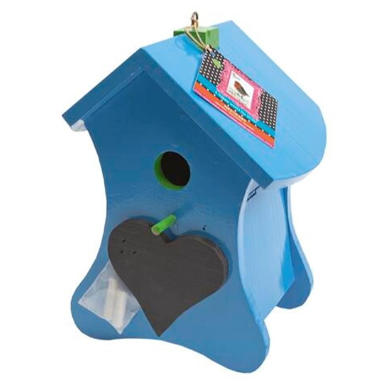 Bird Home Nestkast Krijt Blauw (4)