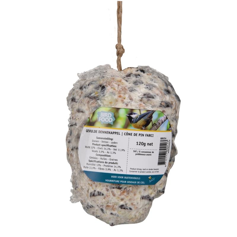 Bird Food Gevulde Dennenappel incl. display(12)