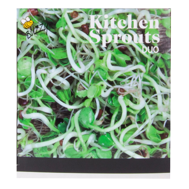 Buzzy® Organic Sprouting Duo pot met schaal BIO (6)