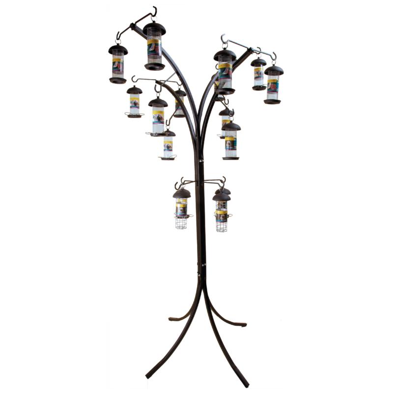 Blacksteel feeder display met 32 blacksteel feeders