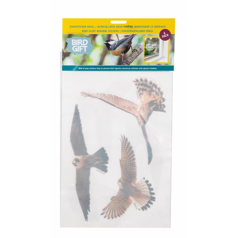 Bird Gift Raamstickers vogels 6st. (10)