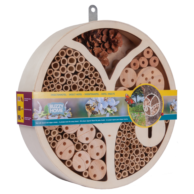 Buzzy® Home Insecten Hotel Rond 30cm (6)