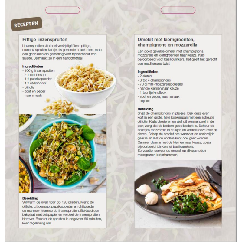 Brochure Buzzy Organic Sprouting  Ned.