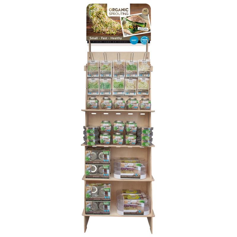 Buzzy® Organic Sprouting houten display