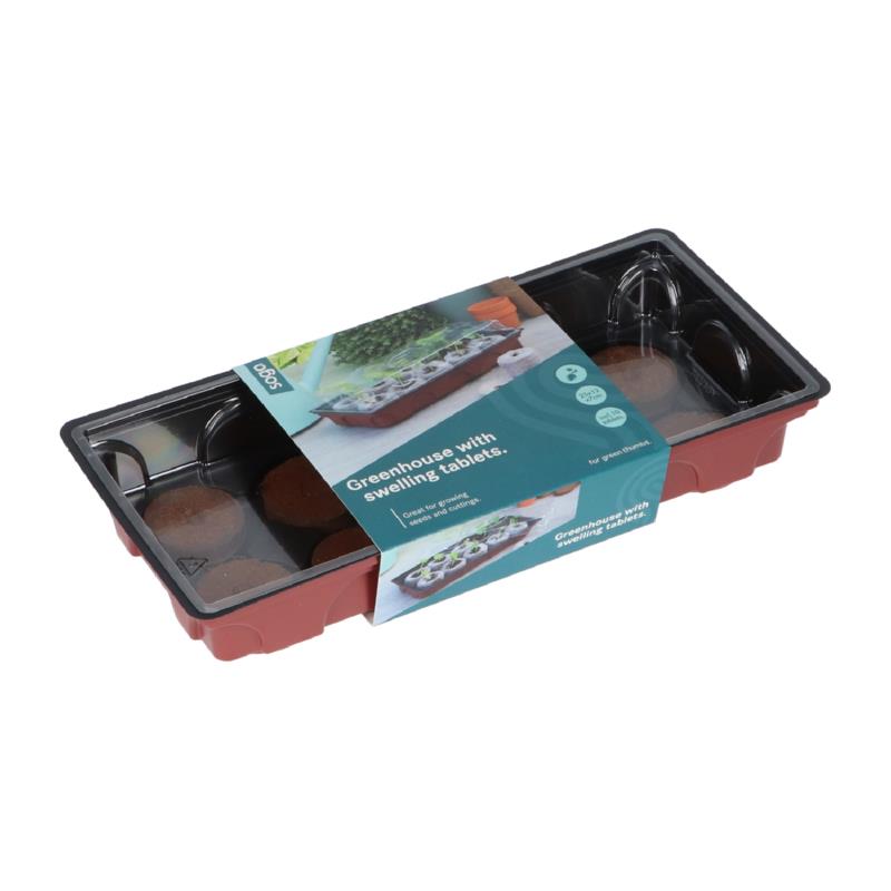 SOGO Kweekkas incl. 10 aardetabletten (12)