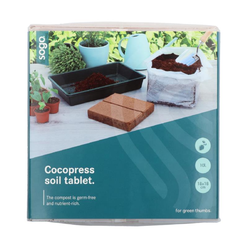 SOGO Cocos tablet 10 liter, 18x18cm (8)