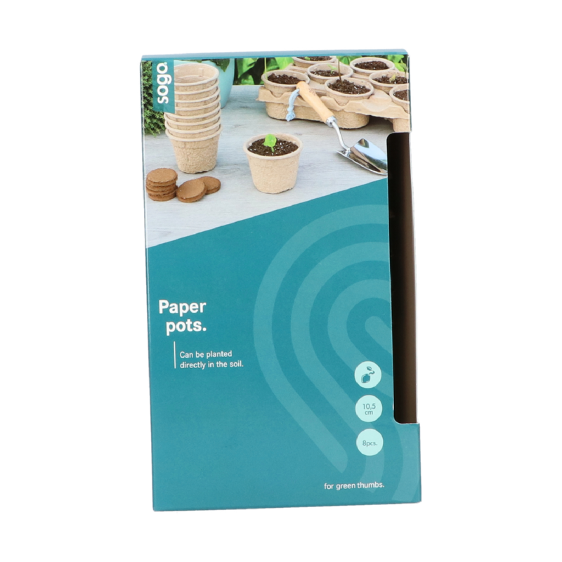 SOGO Paperpot 10.5cm 8st. (6)