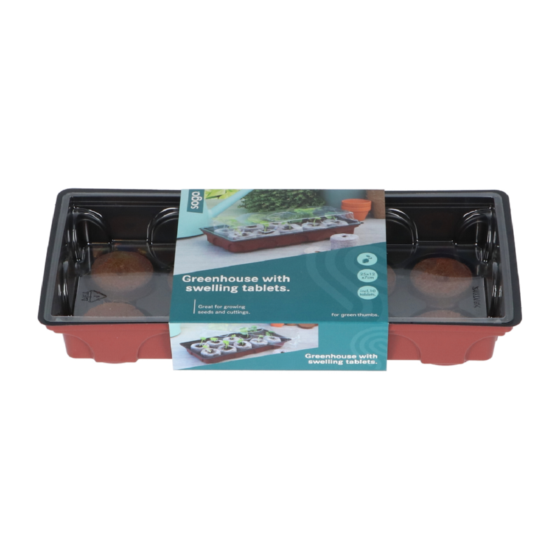 SOGO Kweekkas incl. 10 aardetabletten (12)