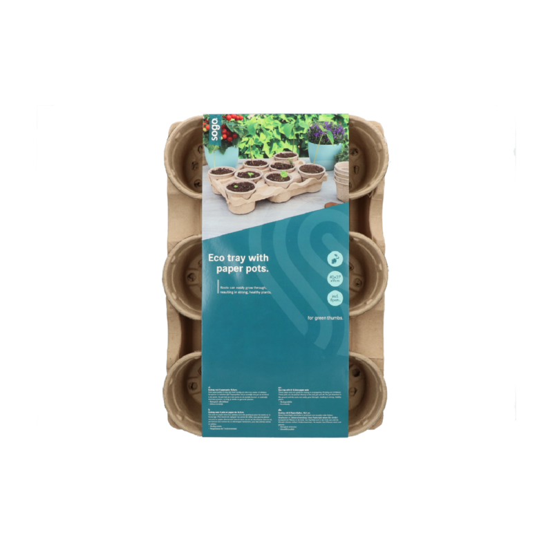 SOGO Eco kweektray incl. 8 paperpots (4)