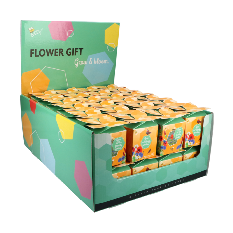 Buzzy® Display Flower Gift Insect Flower mix (48)