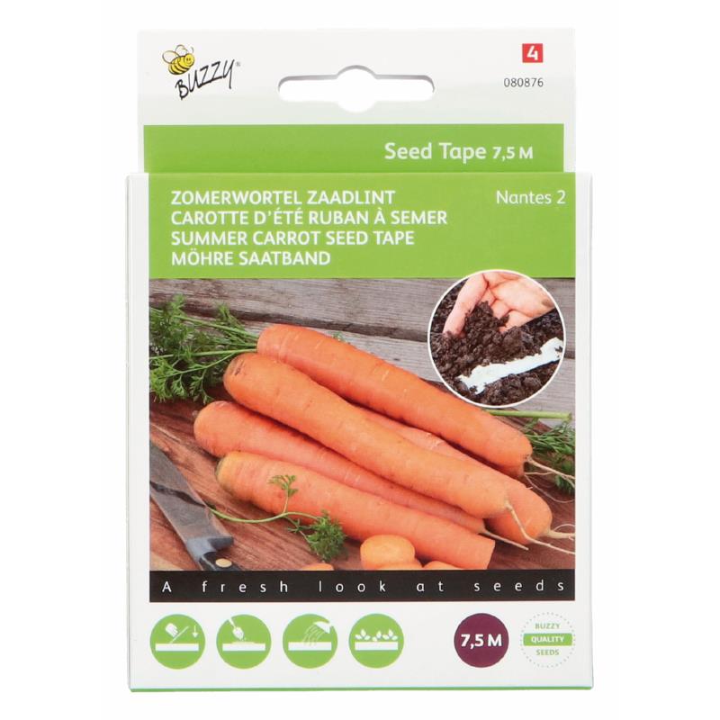 Buzzy® Zaadband Wortelen Nantes 2