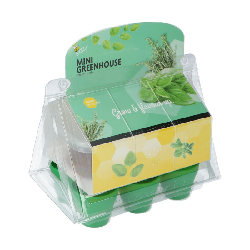 Buzzy® Mini Greenhouse Kitchen Herbs (8)