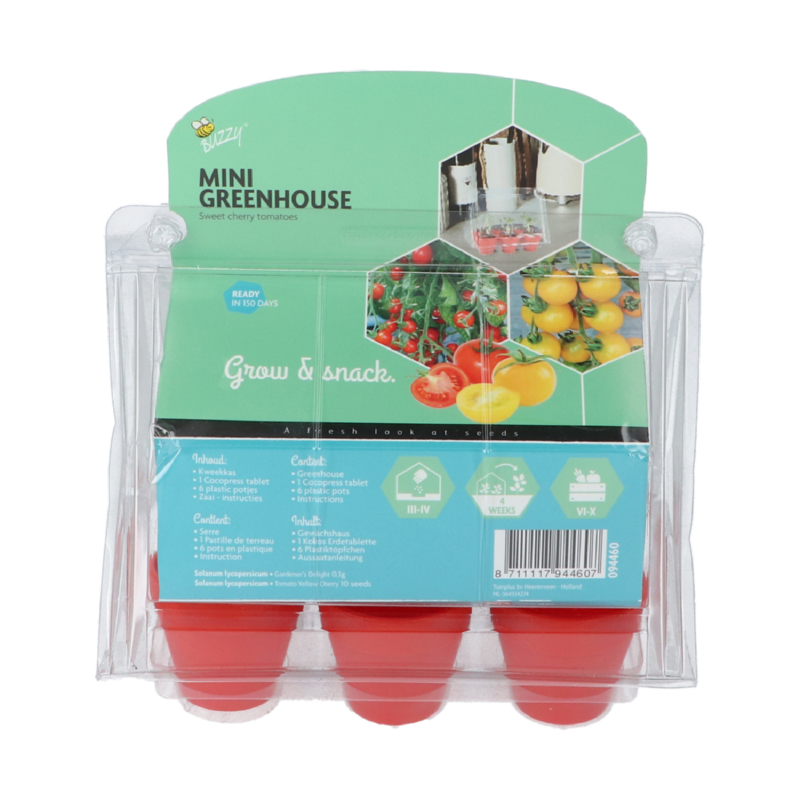 Buzzy® Mini Greenhouse Sweet Cherry Tomatoes (8)
