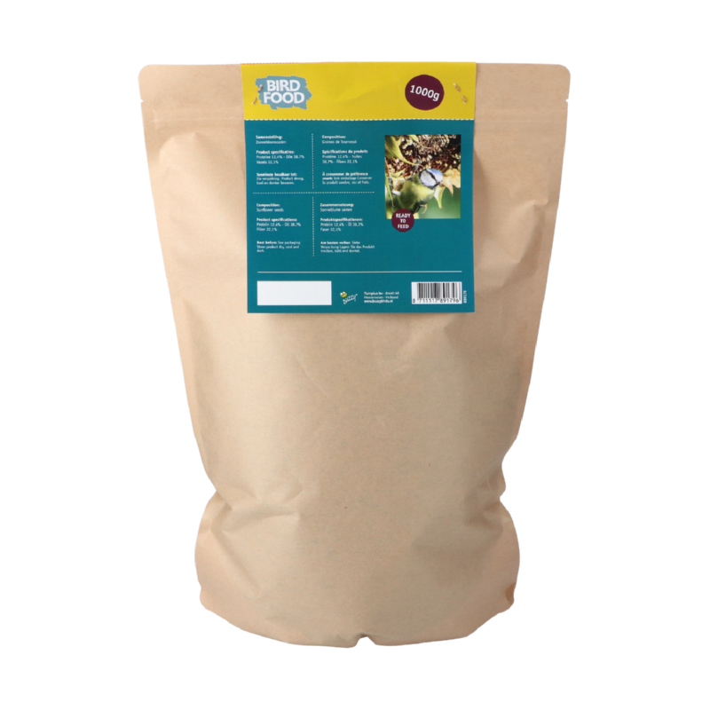 Bird Food Zonnebloem in duurzame verp. 1000g