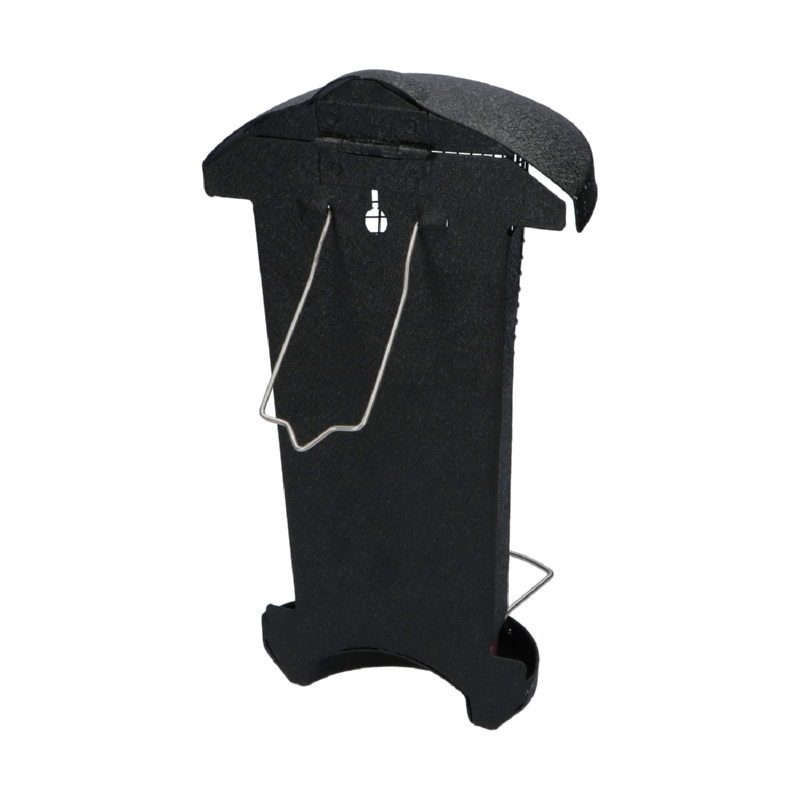 Bird Gift Blacksteel Muur pindafeeder