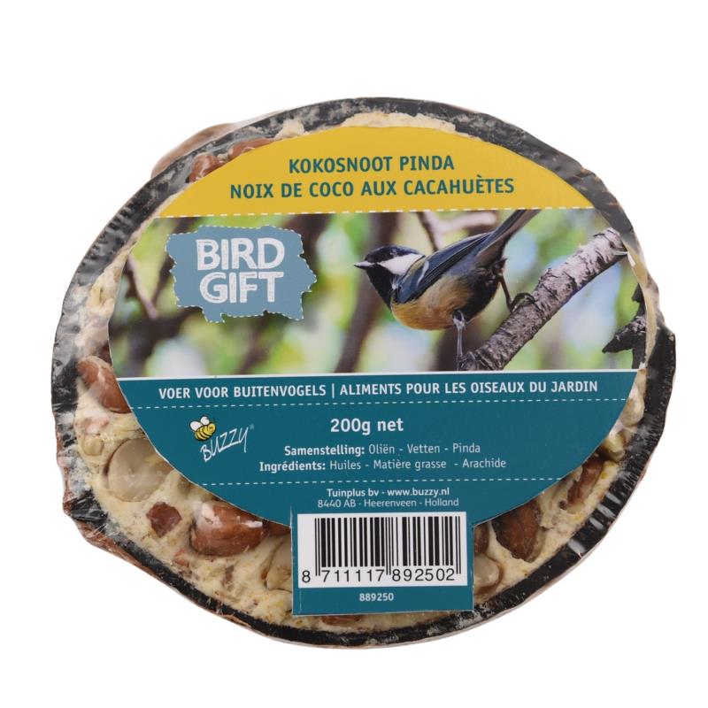 Bird Food Halve kokosnoot pinda incl. display(36)