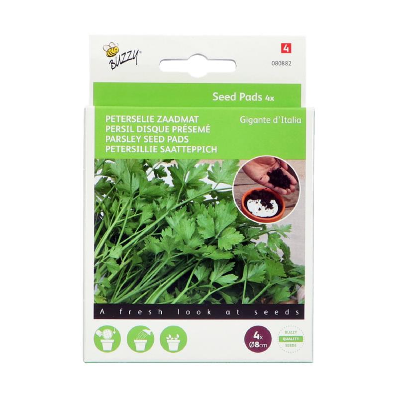 Buzzy® Seedpads Peterselie Gigante d'Italia 4x 8cm