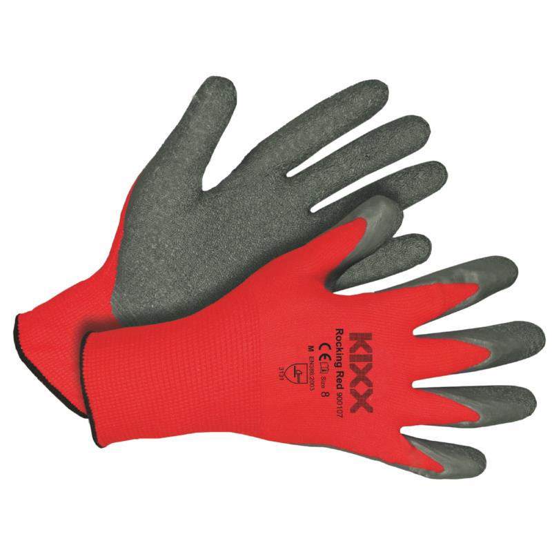 Kixx Handschoen Rocking Red maat 8 Rood (12)