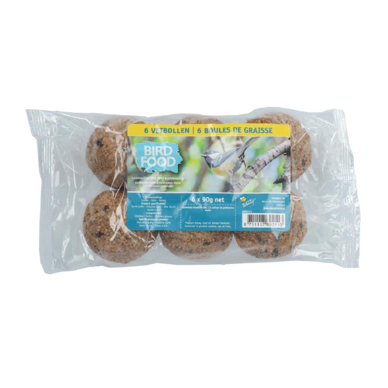 Bird Food Vetbollen in folie 6x90g (20)