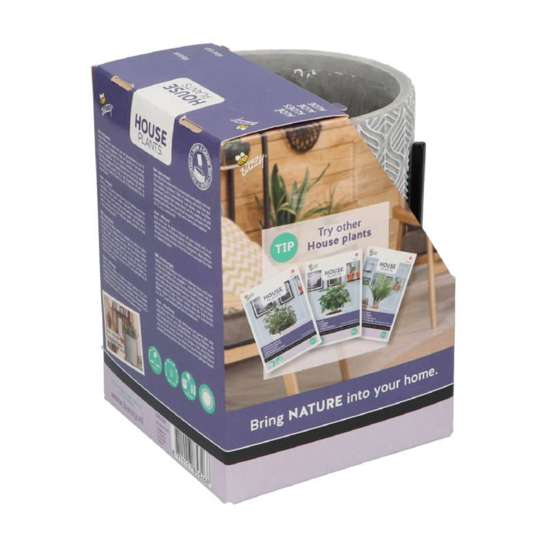 Buzzy® House Plants Plantpot in standaard + Aloe Vera zaden
