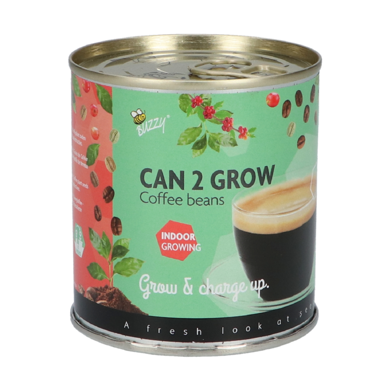 Buzzy® Display Can 2 Grow Koffie & Thee 22st